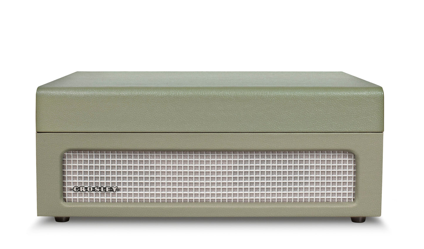 Crosley Voyager Sage - Bluetooth Portable Turntable & Record Storage Crate
