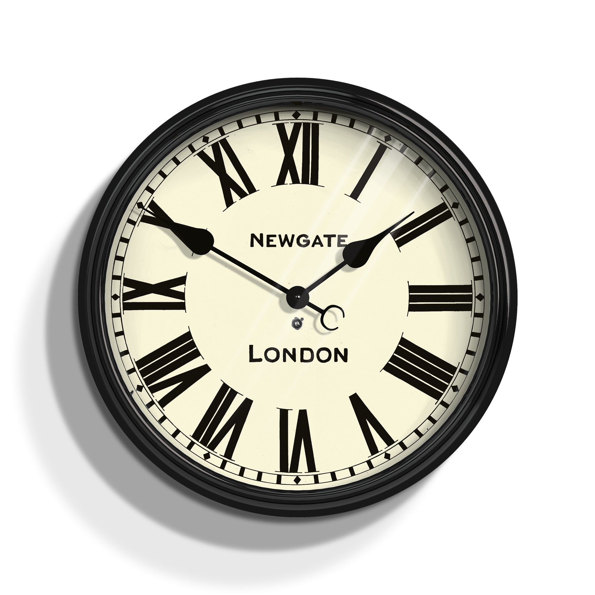 Newgate Battersby Wall Clock Black