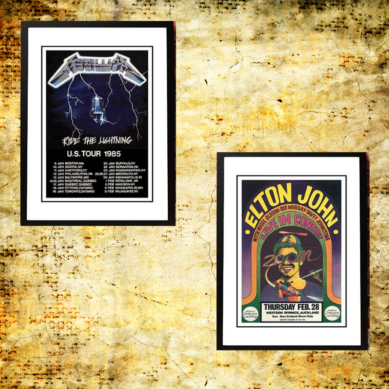 International Concert Posters | Iconic Music Venues | OKRetro