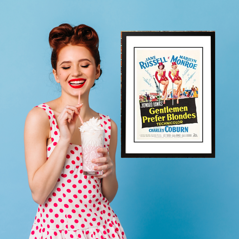 Marilyn Monroe Framed Posters | Iconic Hollywood Glamour | OKRetro