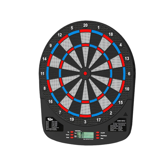 13.5 Dartboard Dart Board with Soft Tip Darts Electronic Scorer 32 Games"