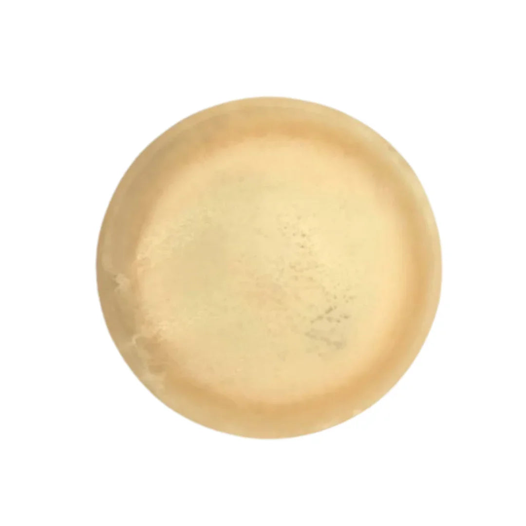 Round plain khakhra snack on white background, crispy Indian flatbread