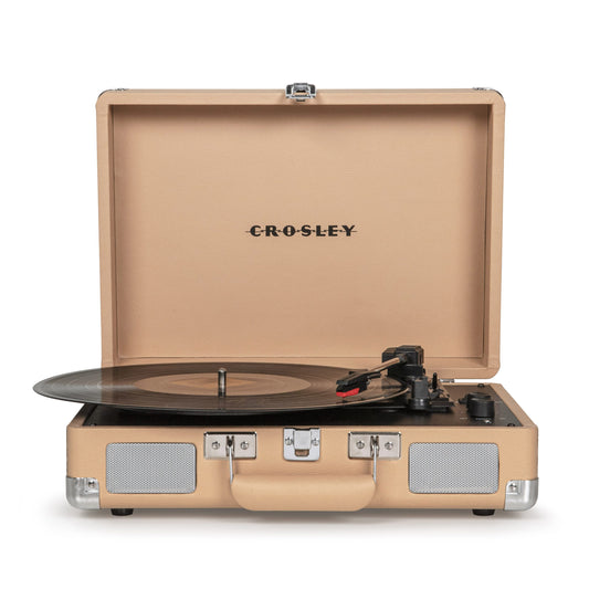 CROSLEY Crosley Cruiser Light Tan - Bluetooth Turntable & Record Storage Crate