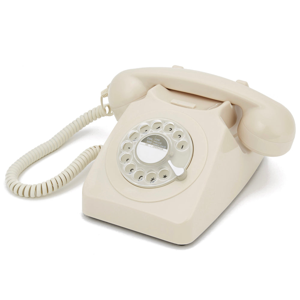 GPO RETRO GPO 746 ROTARY TELEPHONE - IVORY