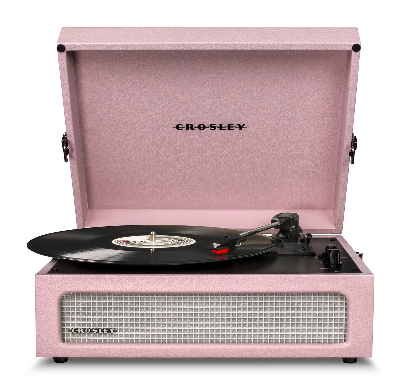 Crosley Voyager Bluetooth Portable Turntable + Crosley SOHO Stand Bundle - Amethyst