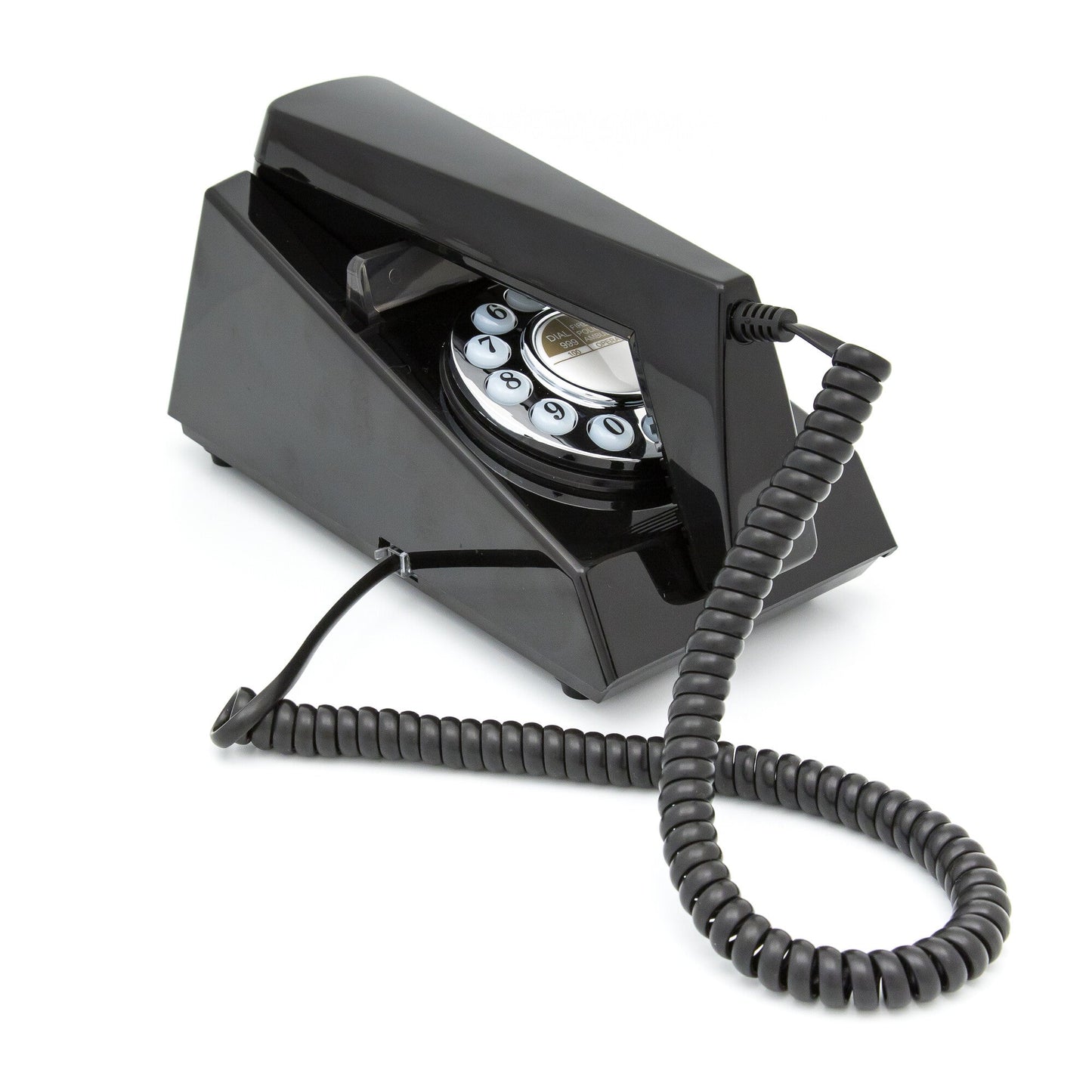 GPO Retro Trim Phone Push Button - Black