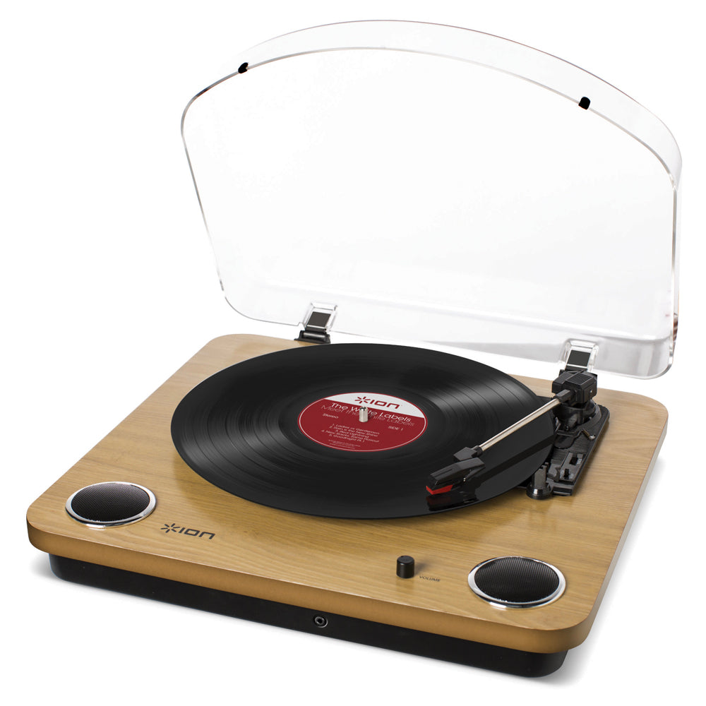 ION Audio Max LP USB Turntable - Natural Wood