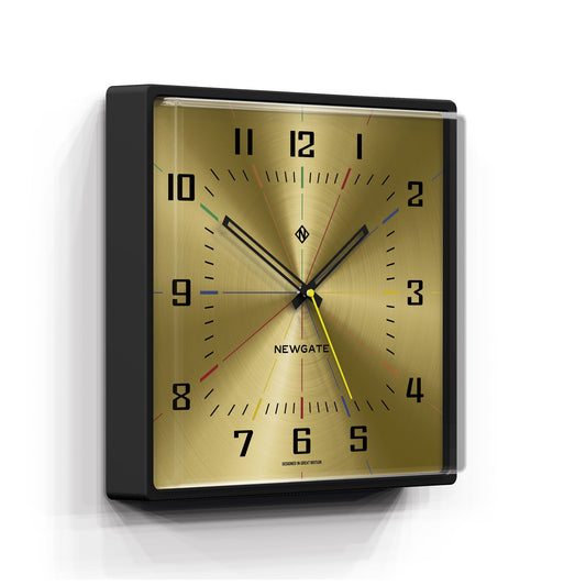 Newgate Box Office Wall Clock Brass