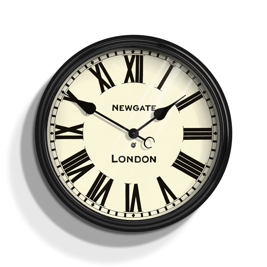 Newgate Battersby Wall Clock Black