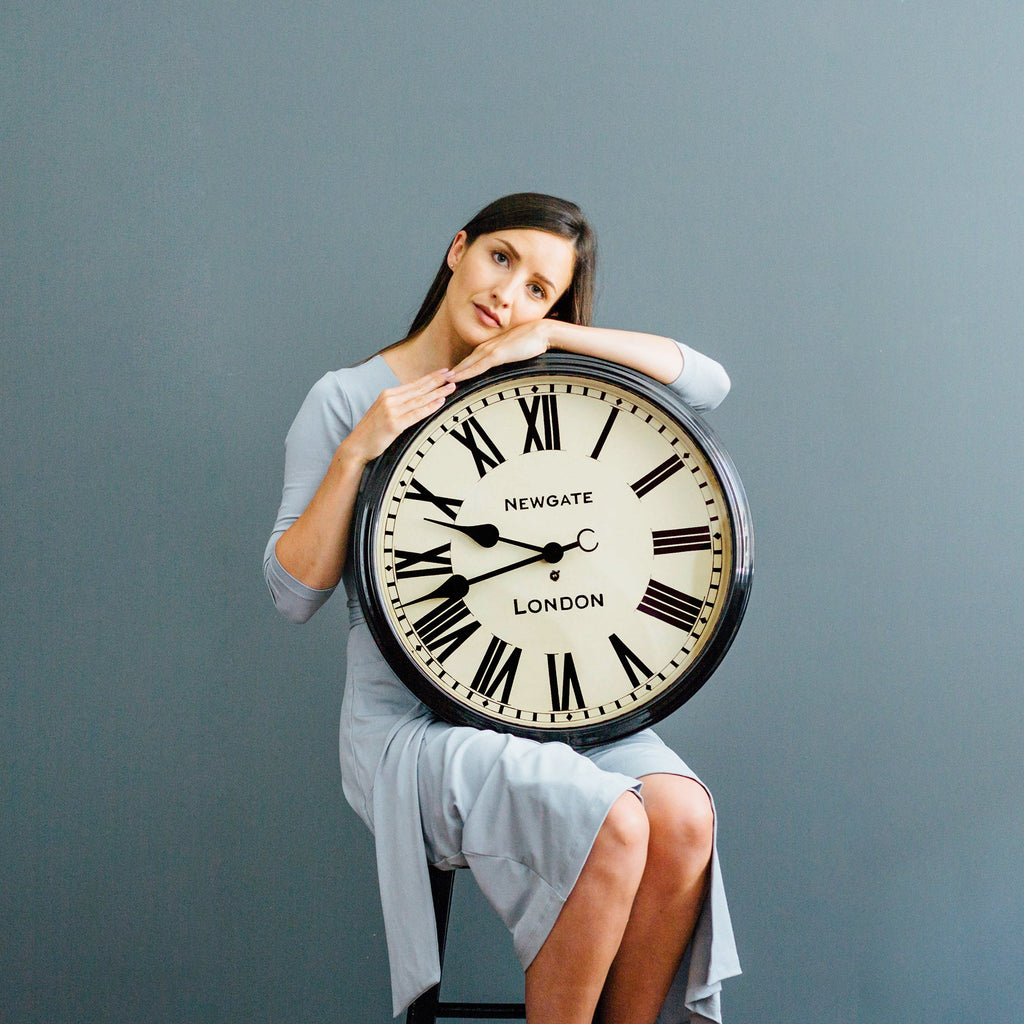 Newgate Battersby Wall Clock Black
