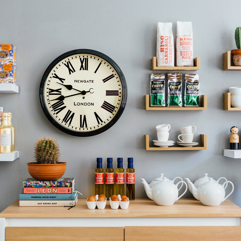 Newgate Battersby Wall Clock Black