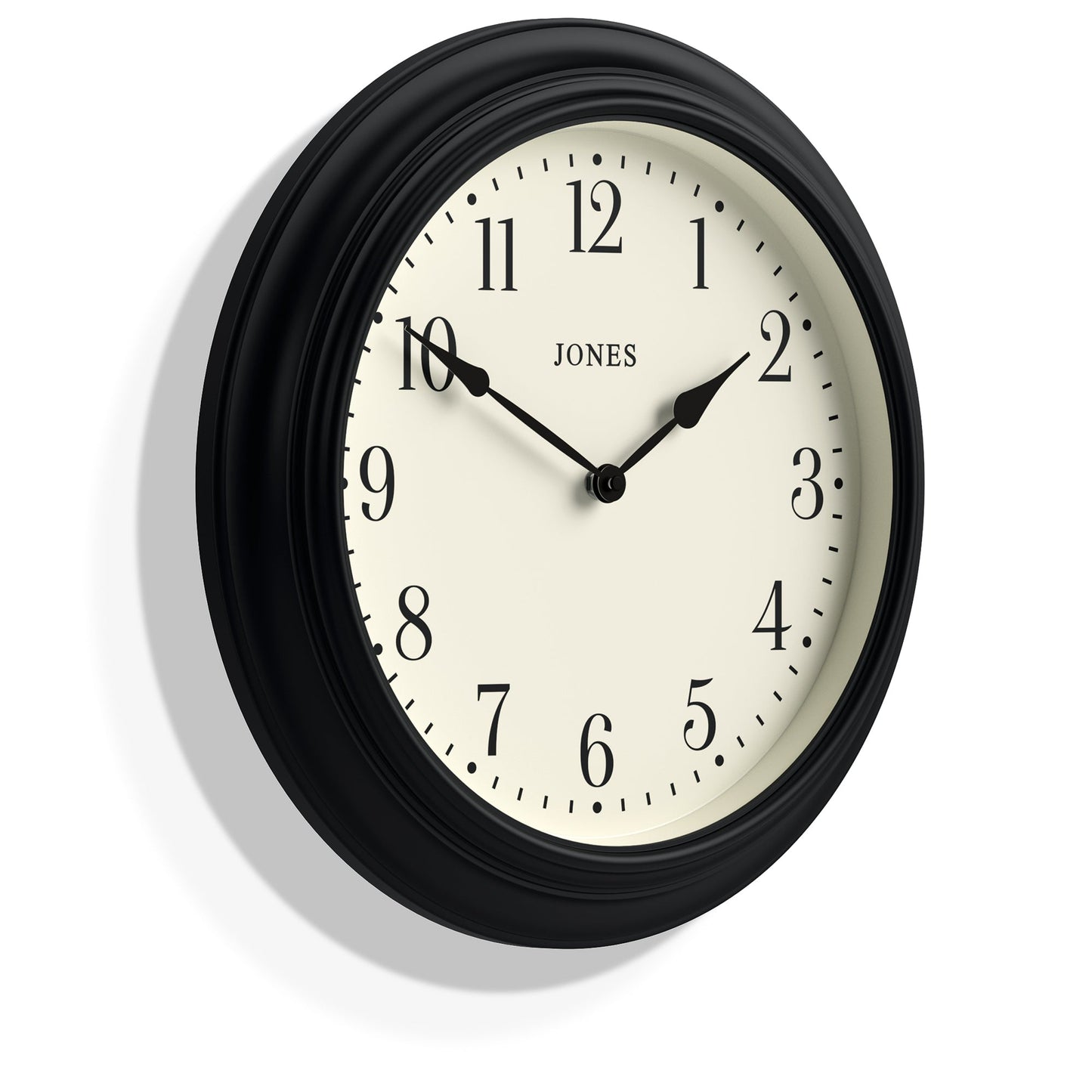 Newgate Jones Supper Club Clock Black