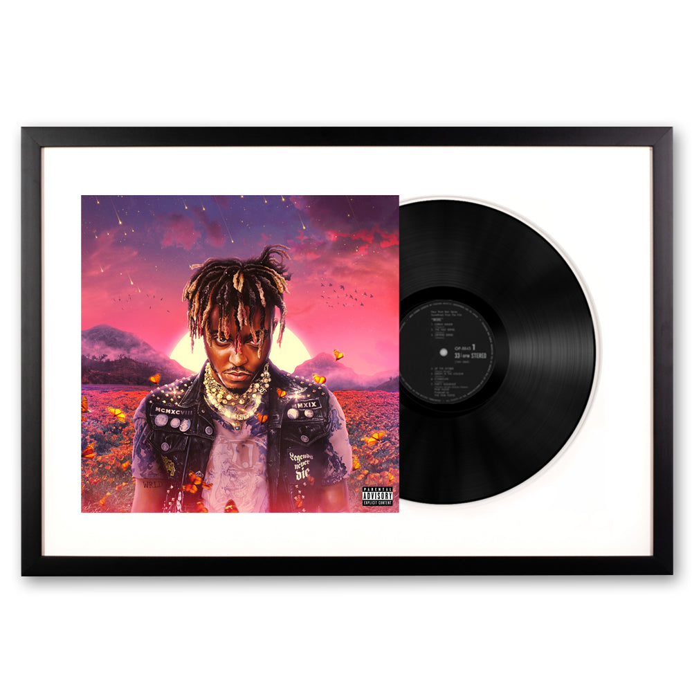 Framed Juice Wrld Legends Never Die - Double Vinyl Album Art