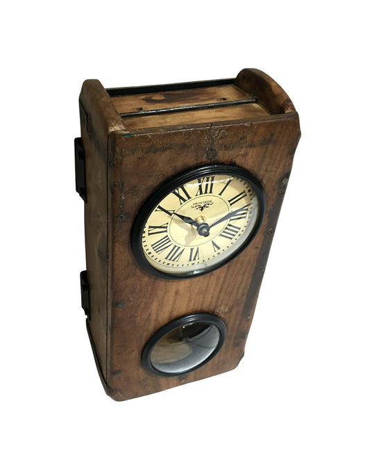 okretro Vintage wooden wall Clock /Pendulem