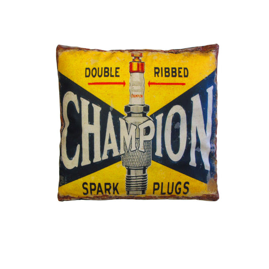 Australian Mancave Retro Cushion Champion Double Ribbed 40 x 40 cm