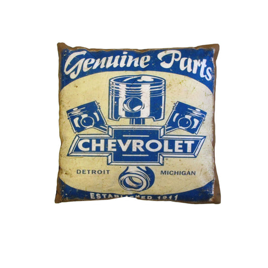 Australian Mancave Retro Cushion Chevrolet Genuine Parts 40 x 40 cm