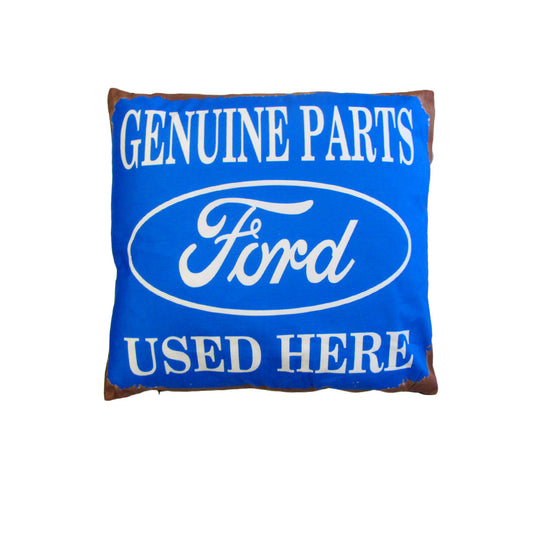 Australian Mancave Retro Cushion Ford Genuine Parts 40 x 40 cm