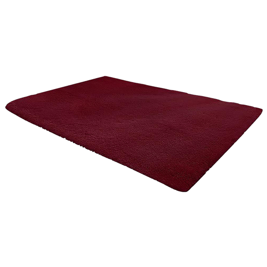 Okretro 200x140cm Floor Rugs Large Shaggy Rug Area Carpet Bedroom Living Room Mat - Burgundy