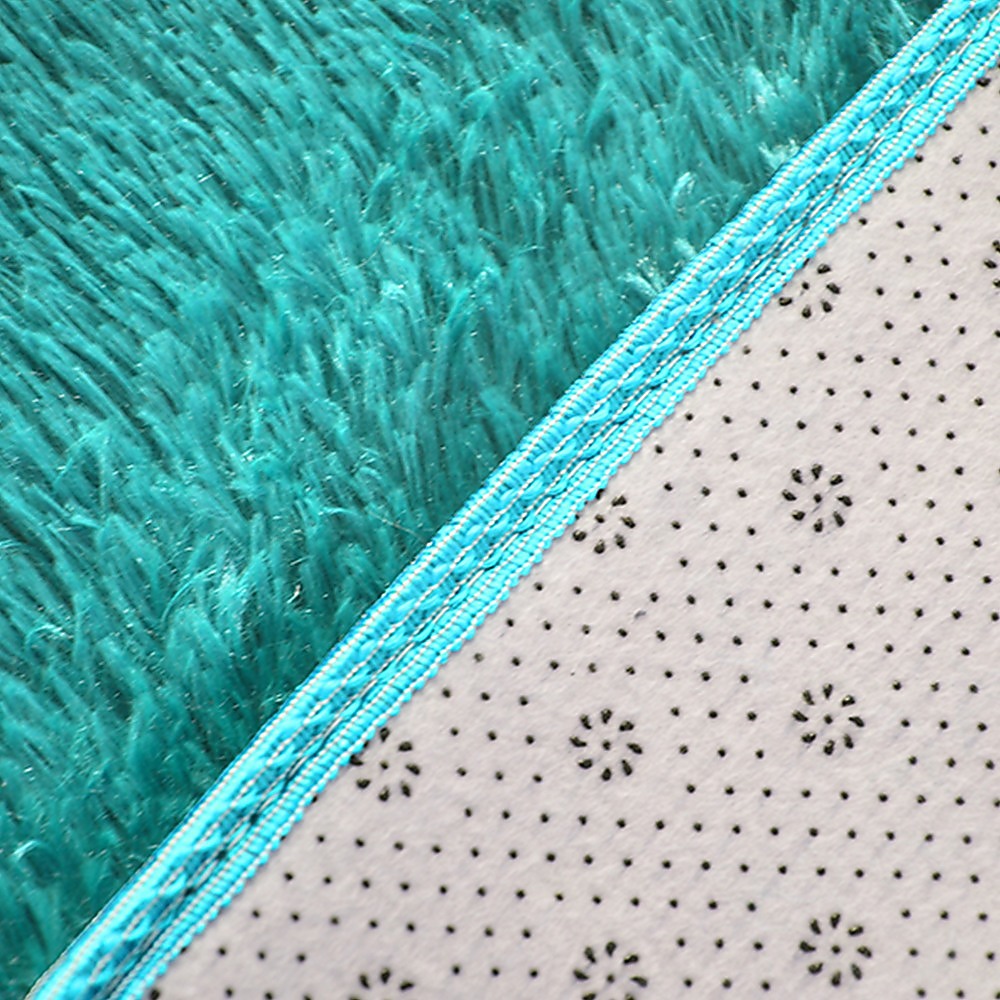 Okretro 200x140cm Floor Rugs Large Shaggy Rug Area Carpet Bedroom Living Room Mat - Turquoise