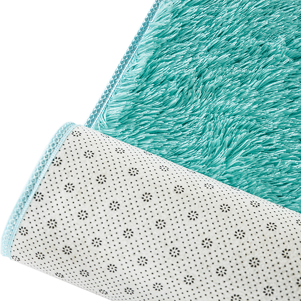 Okretro 200x140cm Floor Rugs Large Shaggy Rug Area Carpet Bedroom Living Room Mat - Turquoise