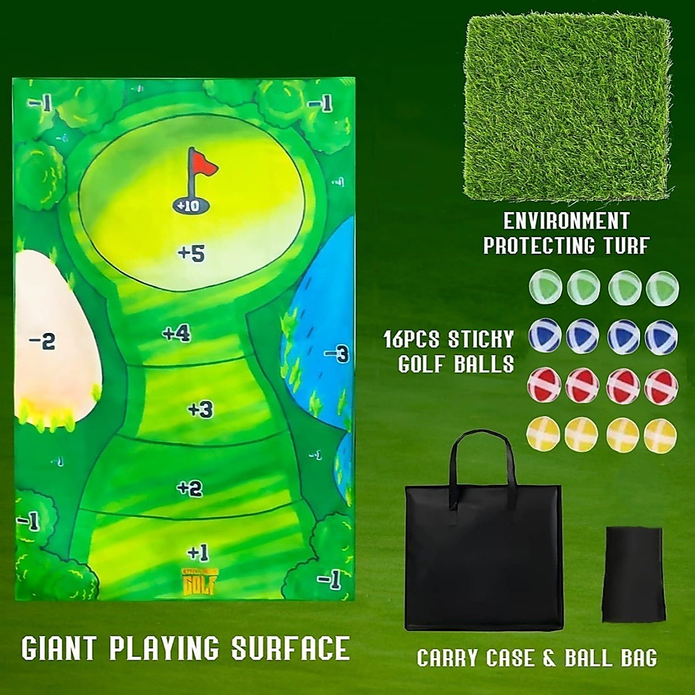 Casual Indoor Golf Putting Practice Set Golf Party Game Mats