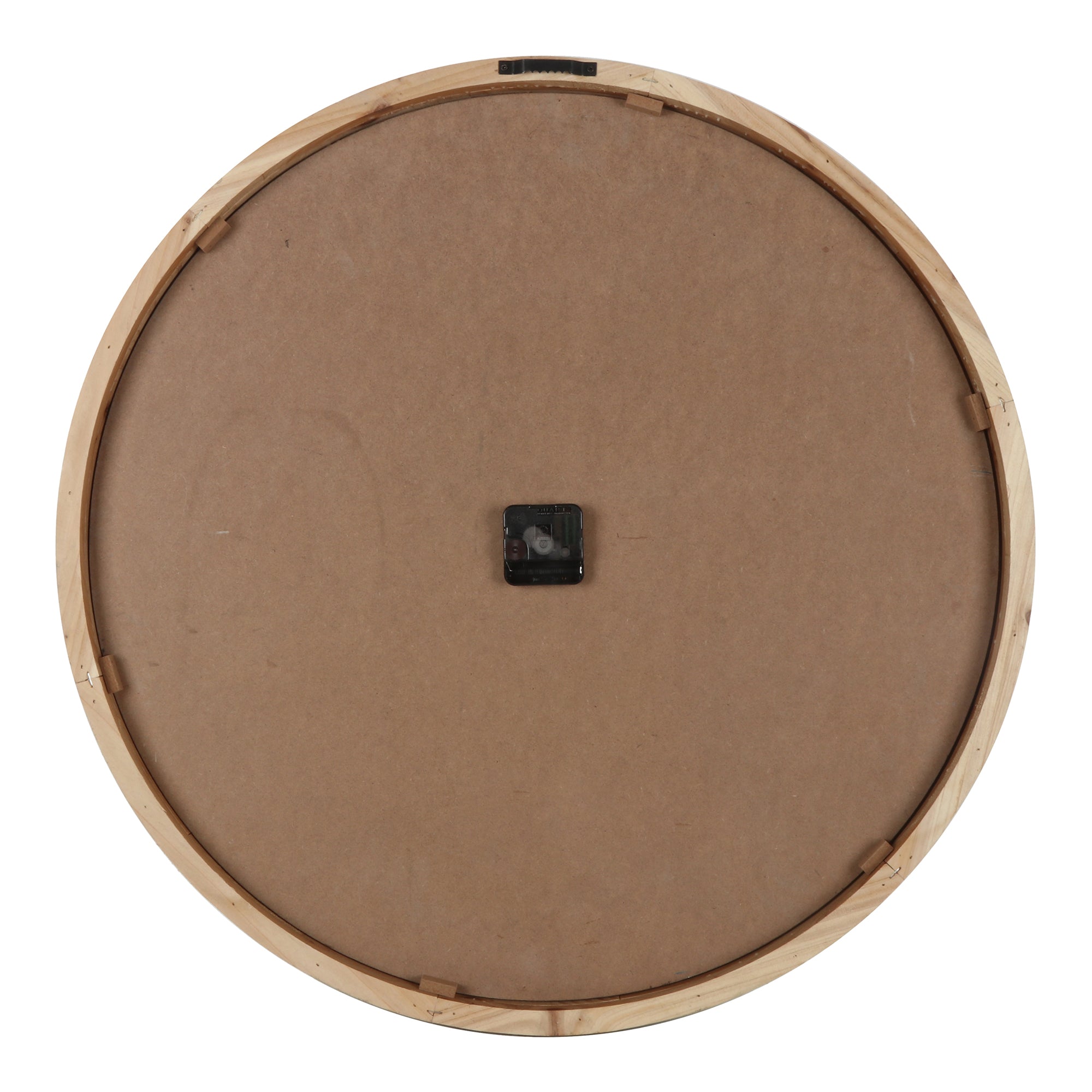 Distressed Grid Wall Clock 68x68cm