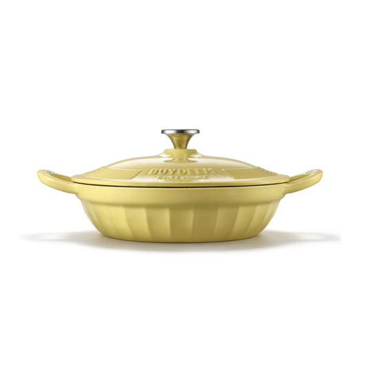 BUYDEEM CP581 Enameled Cast Iron Dutch Oven Yellow