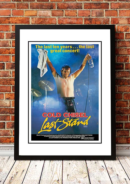 Cold Chisel ‘Last Stand’ Movie Poster 1983 - Framed A2 large 594mm x 420mm