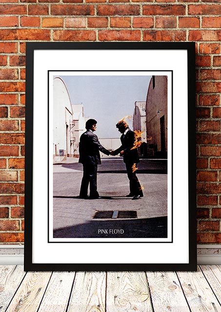 Pink Floyd 'Wish You Were Here' In Store Poster 1975 - Framed A2size Large