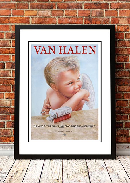 Van Halen '1984' In Store Poster - Framed A2size Large