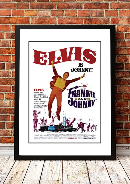 Vintage Elvis 'Frankie and Johhny' Movie Poster! - Framed A2