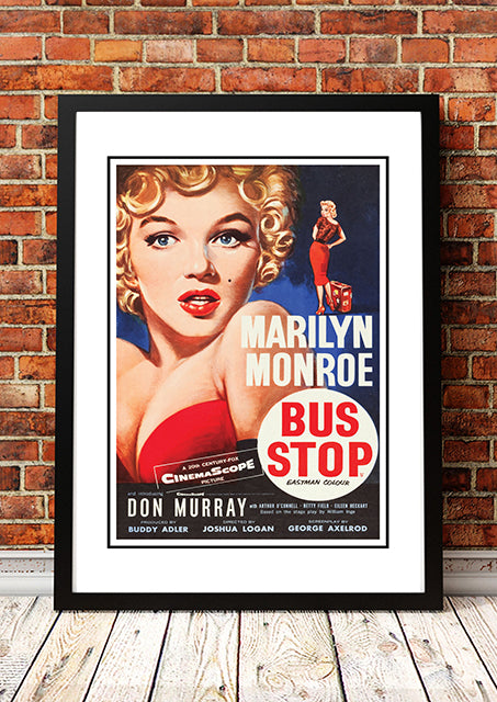 Vintage Marilyn Monroe ‘Bus Stop’ Movie Poster! - Framed A2