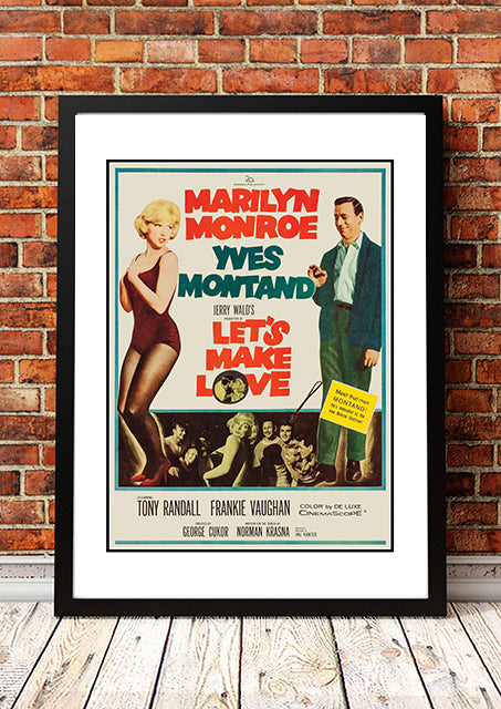 Vintage Marilyn Monroe ‘Let’s Make Love’ Movie Poster! - Framed A2