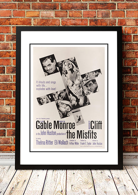 Marilyn Monroe ‘The Misfits’ Framed Movie Poster! - Framed A3
