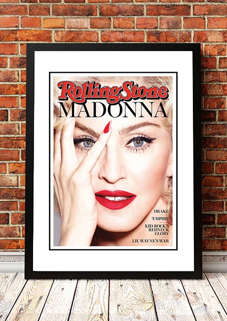 Vintage Madonna' Rolling Stone Magazine Cover! - Framed A4