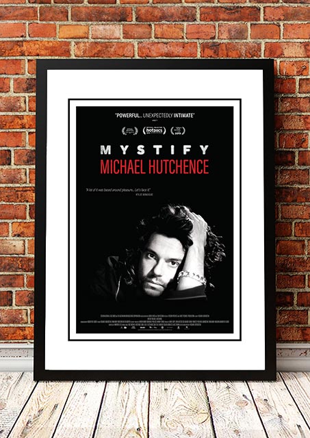 Vintage Michael Hutchence ‘Mystify’ Movie Poster 2019 - Framed A4