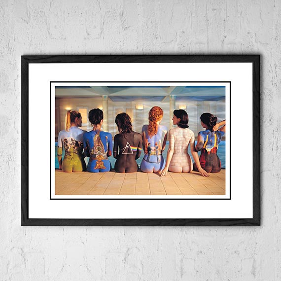 Vintage Pink Floyd ‘Painted Ladies’ Pop Art Print 1997 - Framed A2